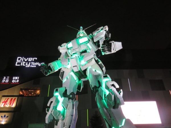 お台場 実物大ユニコーンガンダム立像