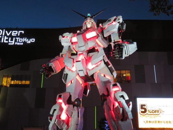 お台場 実物大ユニコーンガンダム立像