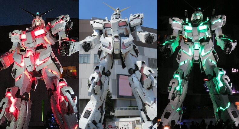 お台場 実物大ユニコーンガンダム立像