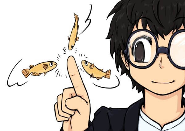 メダカとユウマ