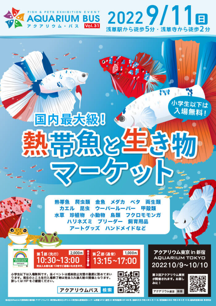 第31回アクアリウムバス