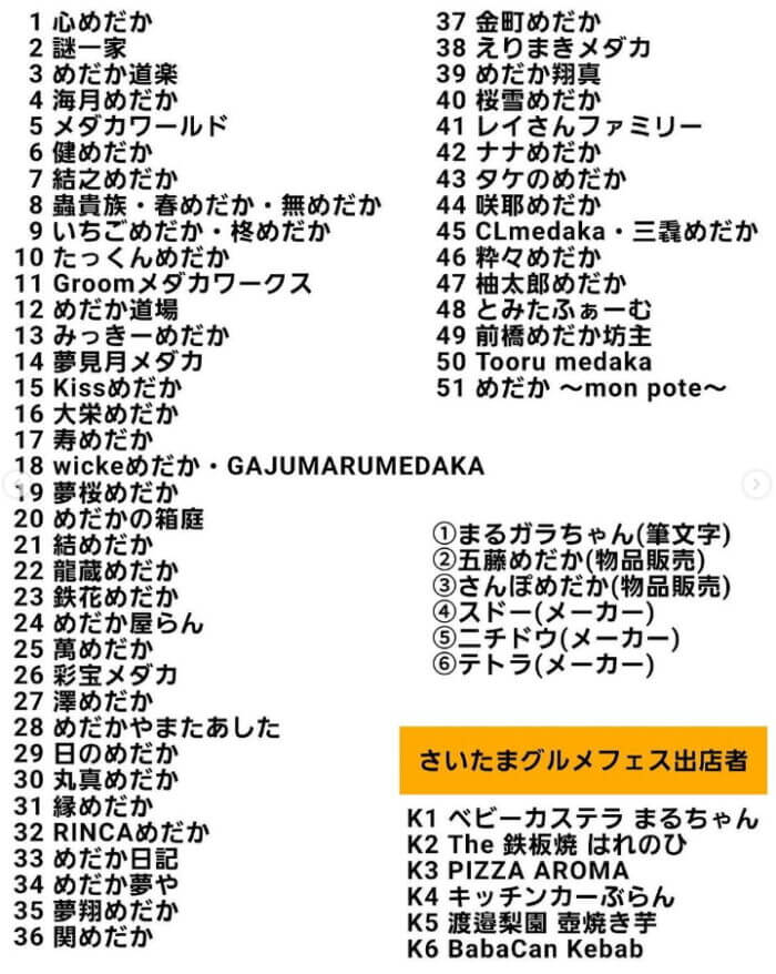 第4回さいたまメダカフェス2023